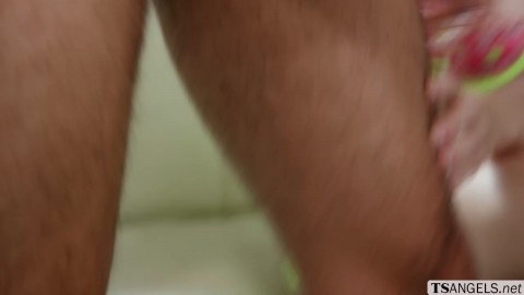 Lexi Lore gets analed by TS Nikki and Black King