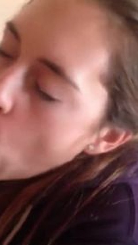 Perfect sucking from very cute girlfriend