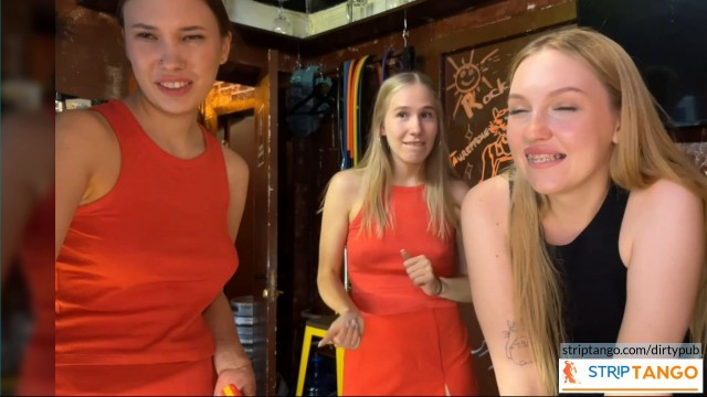 Experience Authenticity: Explore Genuine Moments in Real-Time! These lesbians are working in a cafe. But what they do behind clo