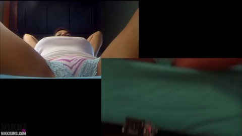 Nikkisims Wet Tee Dual Both Angles Lewd Emesha Gabor