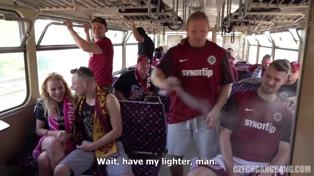 Rebecca Black in Czech Gangbang 21 – Train Sex