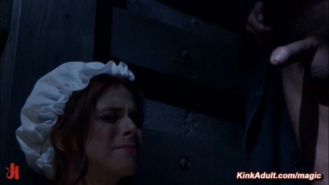 Big dick priest Steve Holmes BDSM fucks redhead natural busty slave Penny Pax