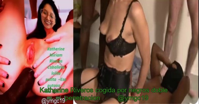 Katherine Riveros se entrega a negros pijudos