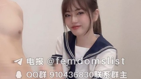 【ポニテJK】椅子に拘束された男が強力亀頭手コキで射精するまでの記録【ゆなぱんちゃんねる