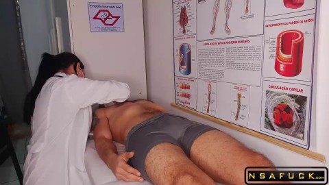 Accidental Dick Slip Nurses Shock as Patients Massive Cock Springs Free