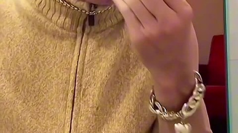 sissy sucks dildo with vibrator in her ass with a lot of desire to be fucked