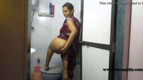 BadAssDownloader - 1080p_Horny Lily in Shower Teasing Indian Fans (7 min) Pornstar Video _ PussySpace