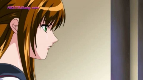 Horny anime lesbian teens skip class to lick pussy in the schoolyard