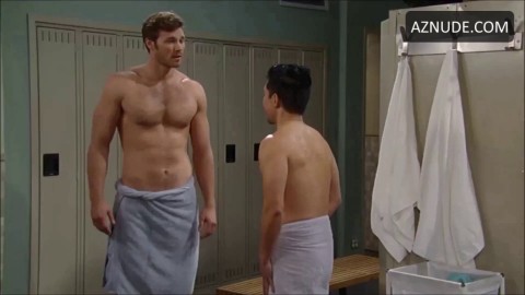 Derek Theler Shirtless Scene in General Hospital