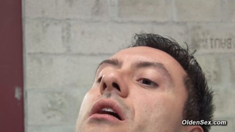 Redhead mature Katy Morlait fucking big dick at work place and in the apartment
