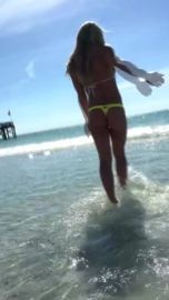 Meetmadden Yellow Bikini Bottom Vertical Lewd Amazing Cock Sucker