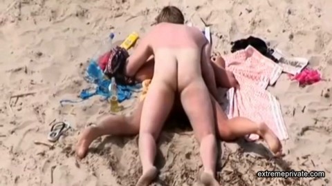Stepsister and BF caught on the beach