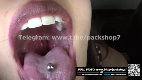 Hungry woman devours her poor friends - Vore Fish