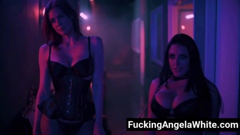 Super Sexy Angela White Gets Talked Into An Epic Reverse Gangbang