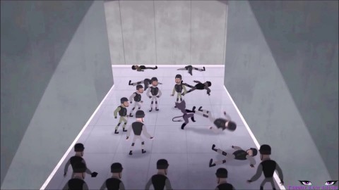 catwoman ballbusting guards balls kick pronhub