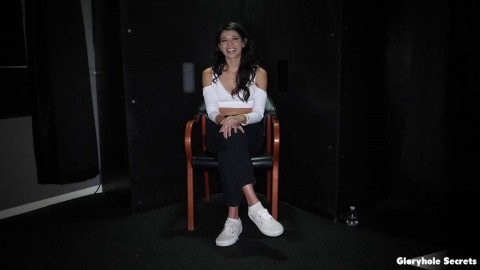 Brunette Pornstar Harley Haze In Backstage For Gloryhole Porn Nikki Leigh Nude Leather Porn