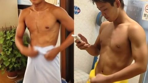 男のバスタオル コラボ1