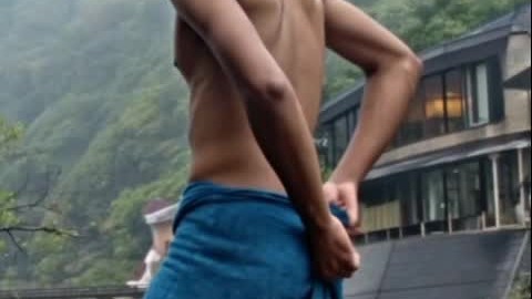 男 銭湯・お風呂 バスタオル1