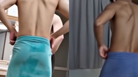 男のバスタオル コラボ4