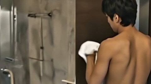 男のバスタオル コラボ9