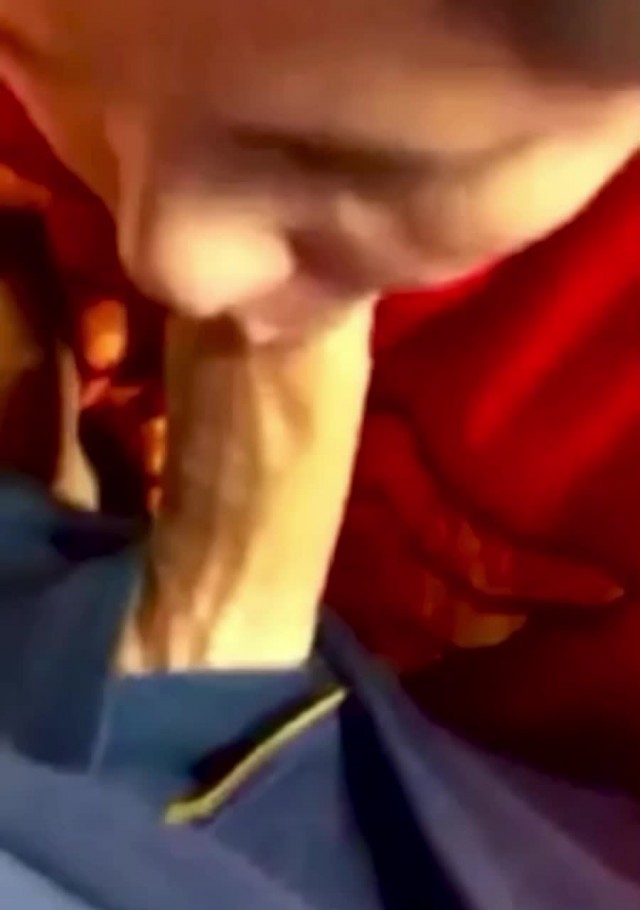 My friend Maria sucking my man’s cock and swallowing his cum