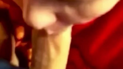 My friend Maria sucking my man’s cock and swallowing his cum