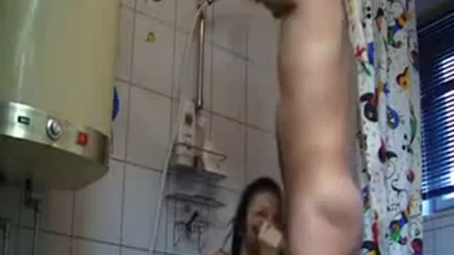  russian bitch from online shower fuck