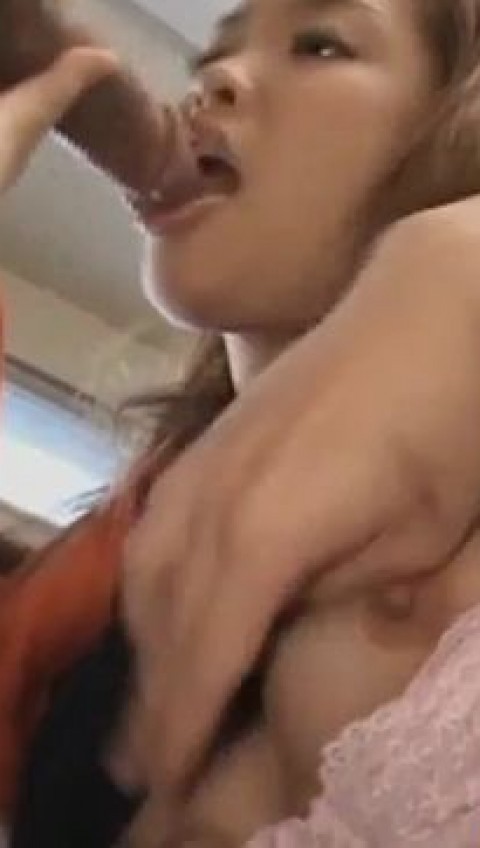 Saya Asian babe fingers pussy before a banging