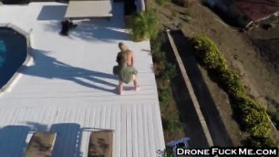 Olivia Austin is filmed fucking outdoors