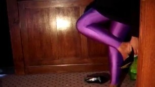 purple tights