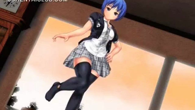 3d anime girl gets double fucked by tentacles hentai cartoon