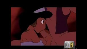 Aladdin Porn Beach sex with Jasmine blowjob