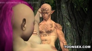 Punk Toon Porn - Sexy 3D Punk Elf Babe Getting Fucked Hard Outdoors anime cartoon porn,  uploaded by mefistogerensky