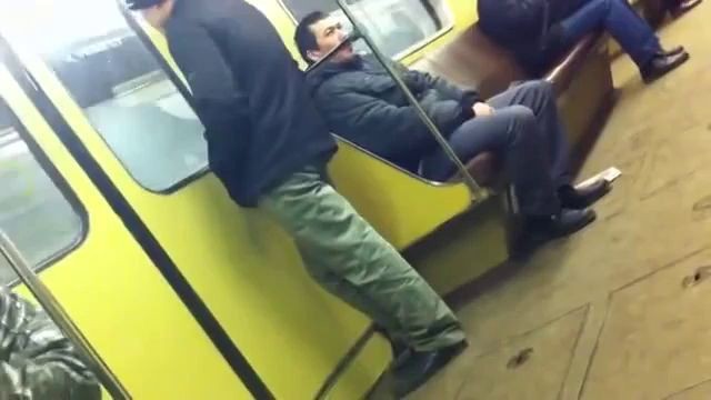 stranger in the subway