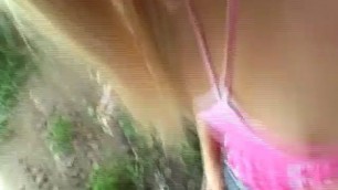 Pretty Blonde Sucking Dick And Drilled In Public Outdoors