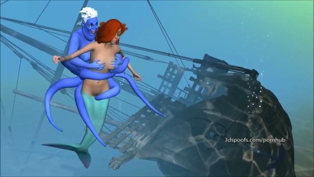 Wild little mermaid gets fucked senseless part 1 3D