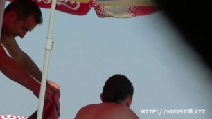 Gorgeous amateur nudists on hidden beach cam voyeur video