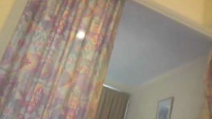 Amateur wanking by hotel maid