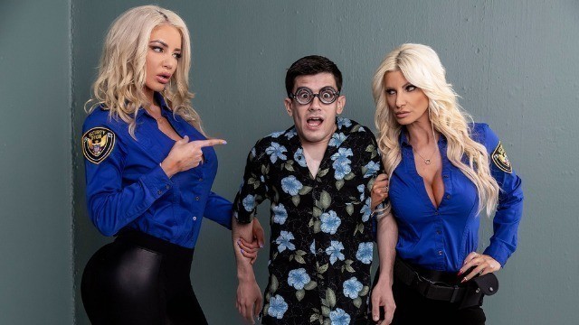 Nicoleth Shea Naughty America - Fucking His Way With Brittany Andrews And Nicolette Shea Into the U.S.A,  uploaded by Brazzers