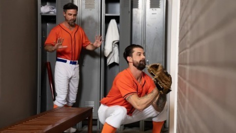 MEN - Pitching Balls, Catching Cum with Daniel and Alpha Wolfe