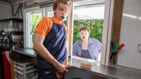 MEN - Hungry For His Junk... Food With Leo Louis, Thick Angel