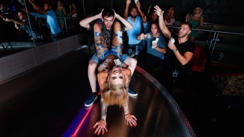 Blonde Bonnie Rotten Experience At The Strip Club 
